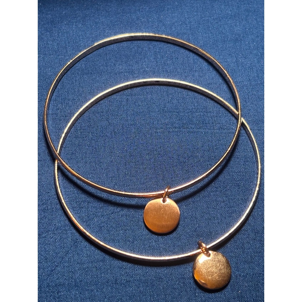#6. Rose Gold-tone Wire Bangle - Picture 3 of 4